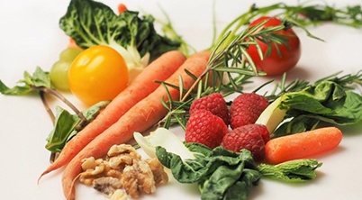 an assortment of healthy foods